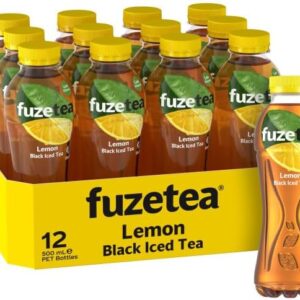 Fuze Lemon Black Iced Tea 12 x 500mL [x2]