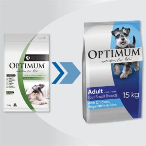 61Gaj3T3yQL._AC_SL1080_ OPTIMUM Adult Toy/Small Breed Dry Dog Food Chicken, Vegetables & Rice 15kg