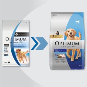 Optimum Adult Chicken with Vegetables and Rice Dry Dog Food, 15 kg
