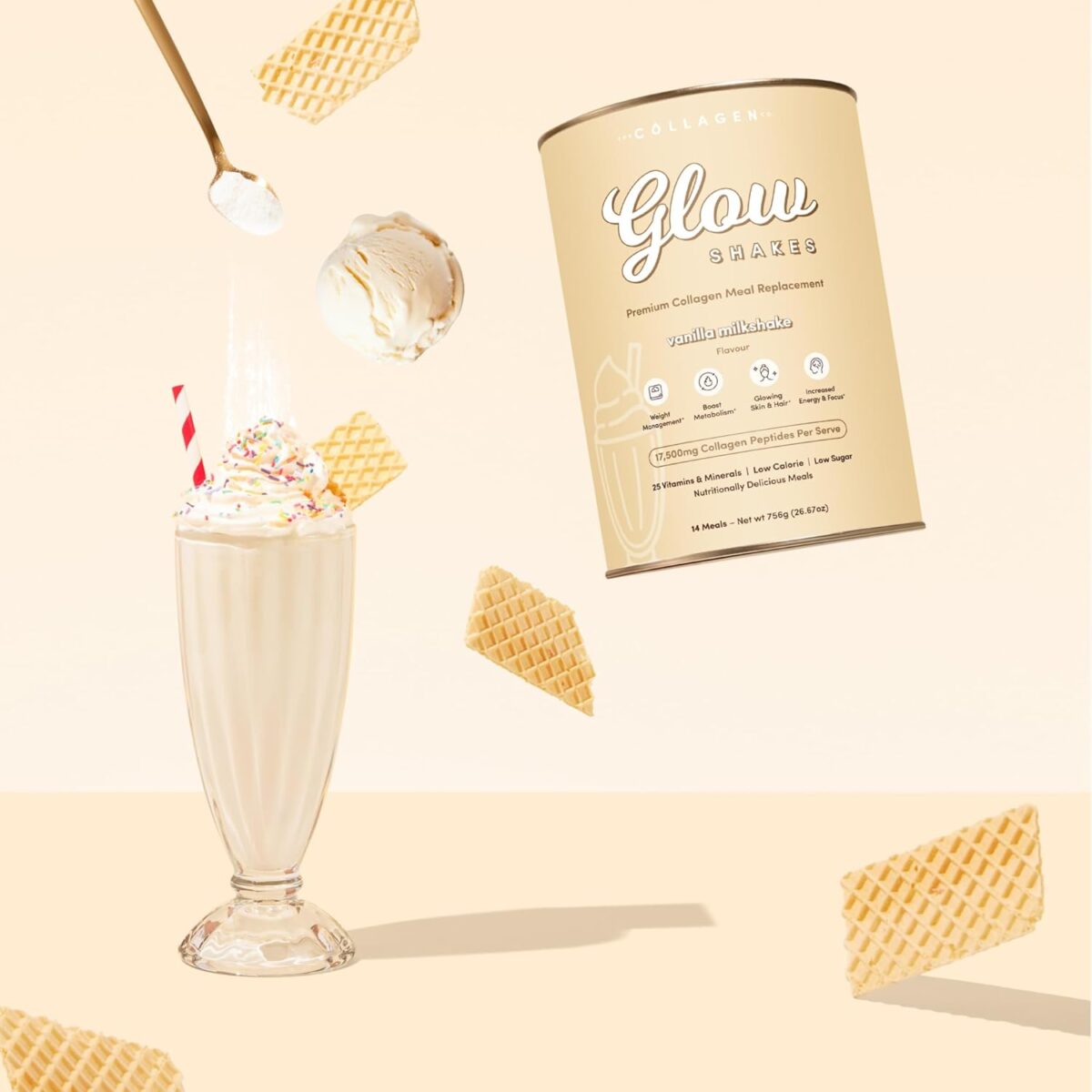710ZhKj1zvL._AC_SL1500_ The Collagen Glow Shakes Meal Replacement 756g