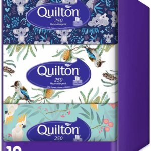 Quilton 2-Ply Hypo-Allergenic Facial Tissues 12 packs [x3]