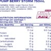 Pump Berry Storm Water 20 x 750mL