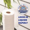 Handee Ultra White Double Length Paper Towel, 8 Rolls Value Pack [x4]