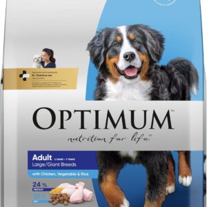 71A9jO+kapL._AC_SL1500_ OPTIMUM Adult Large Breed Dry Dog Food Chicken, Vegetables & Rice 15kg