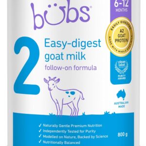 Bubs Goat Milk Follow On Formula Stage 2 800g [x2]