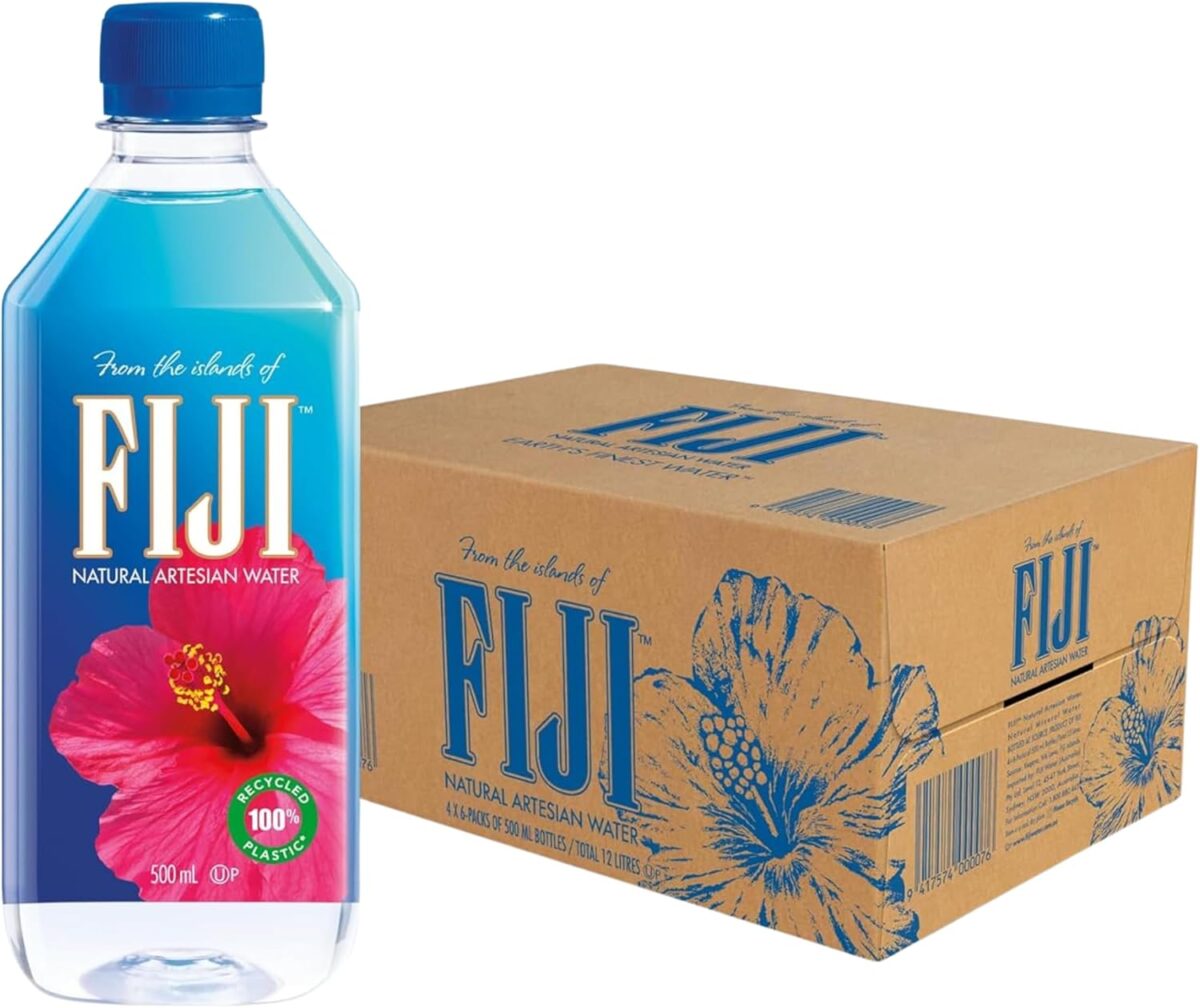 FIJI Natural Artesian Bottled Water 24 x 500ml [x2]