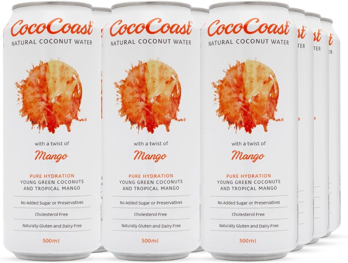 Coco Coast Mango Coconut Water 500ml [x3]