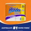 Handee Ultra White Double Length Paper Towel, 8 Rolls Value Pack [x4]