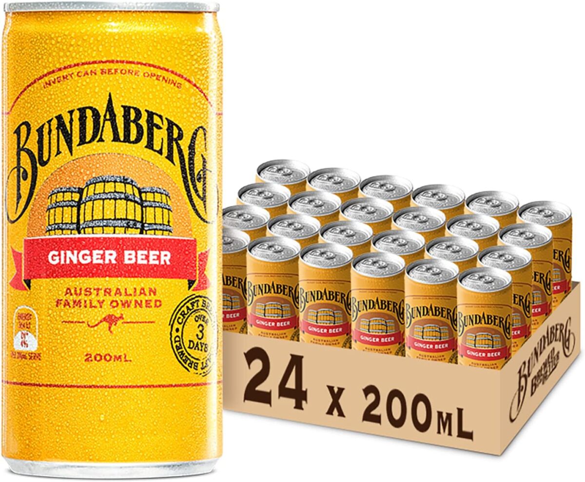 Bundaberg Ginger Beer Mini Cans 24 Pack [x3]