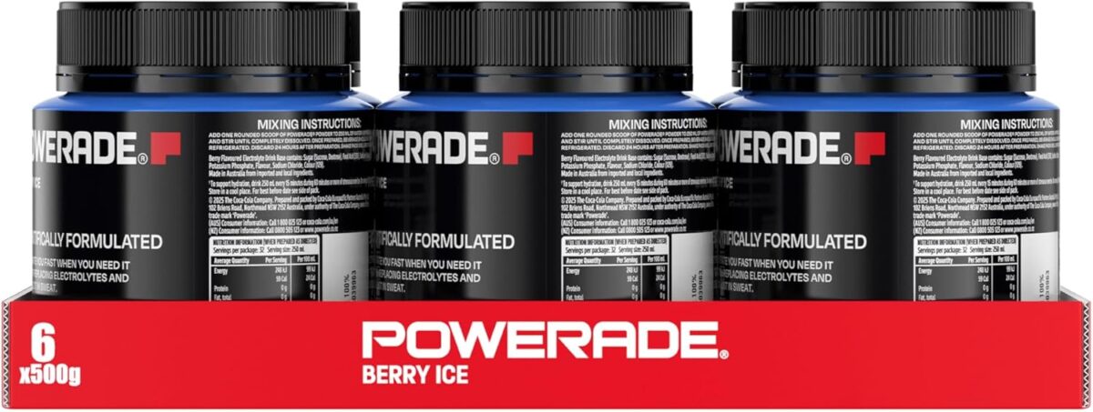 71hNa0ojhsL._AC_SL1500_ Powerade Isotonic Berry Ice Powder 6 x 500g