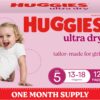 71i9RWppMSL._AC_SL1500_ Huggies Ultra Dry Nappies Girls Size 5 – 128 Count (13–18kg) One Month Supply