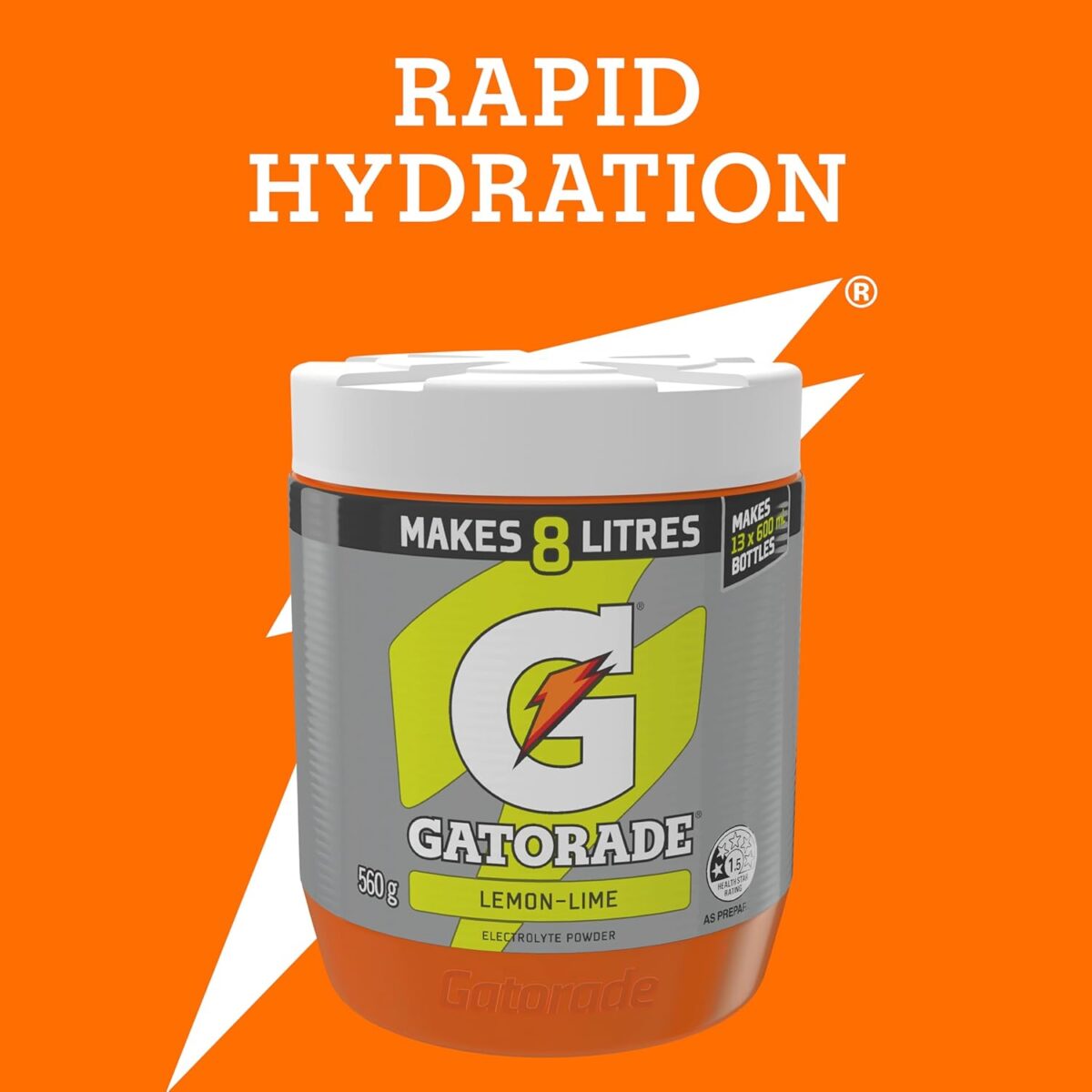 Gatorade Powder Lemon Lime 6 x 560g