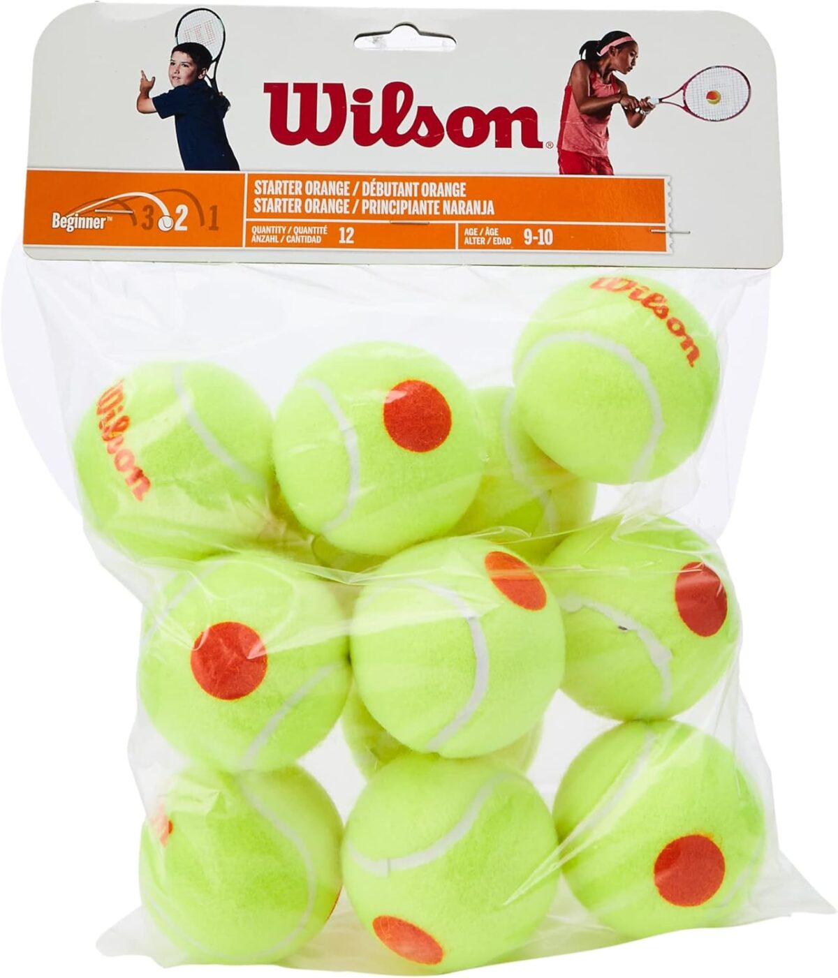 Wilson Starter Tennis Balls Yellow/Orange 24 Balls