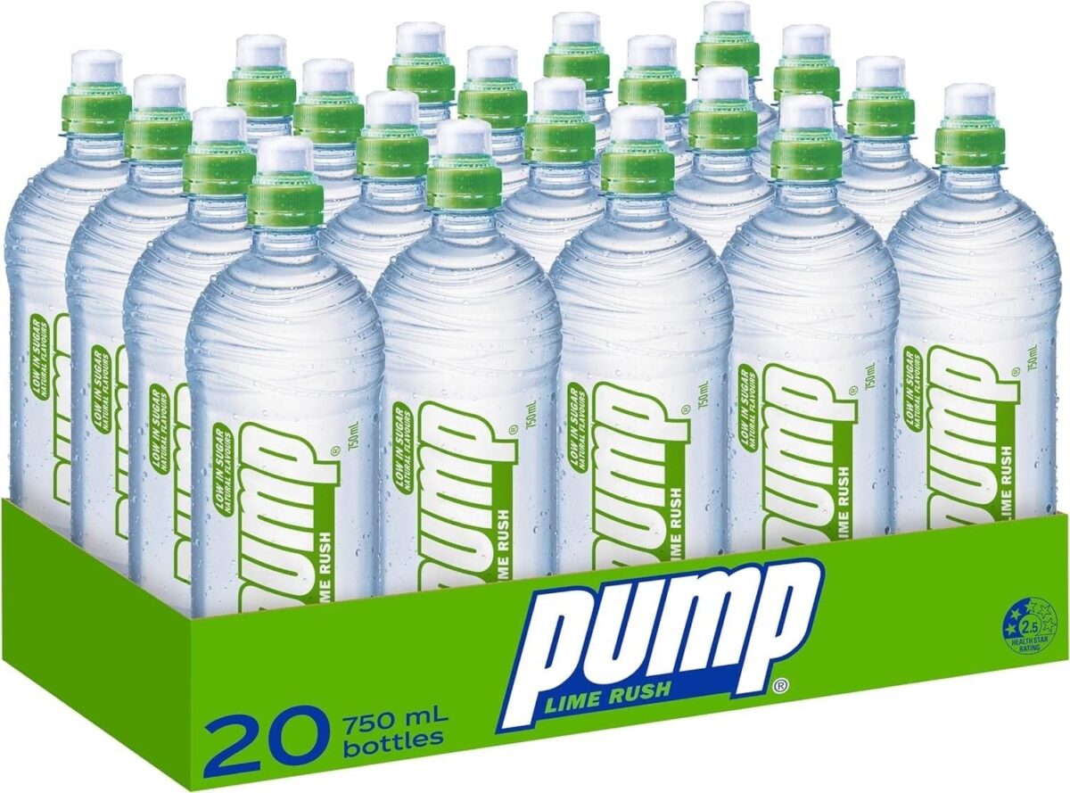 Pump Lime Rush Water 750mL x 20