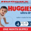 71qcfmpCcdL._AC_SL1500_ Huggies Ultra Dry Nappies Boys Size 4 – 144 Count (10–15kg) One Month Supply