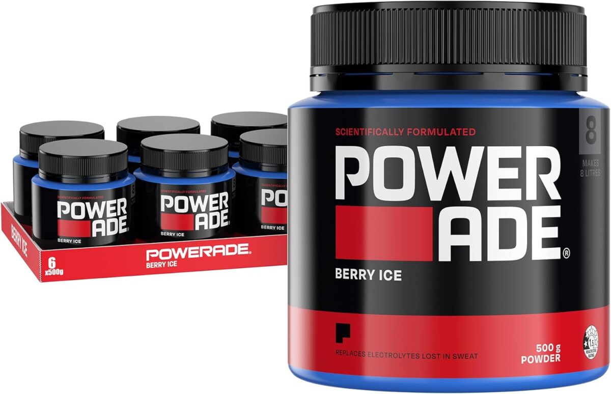 71wl1TxSzgL._AC_SL1500_ Powerade Isotonic Berry Ice Powder 6 x 500g