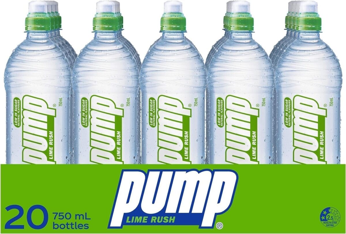 Pump Lime Rush Water 750mL x 20
