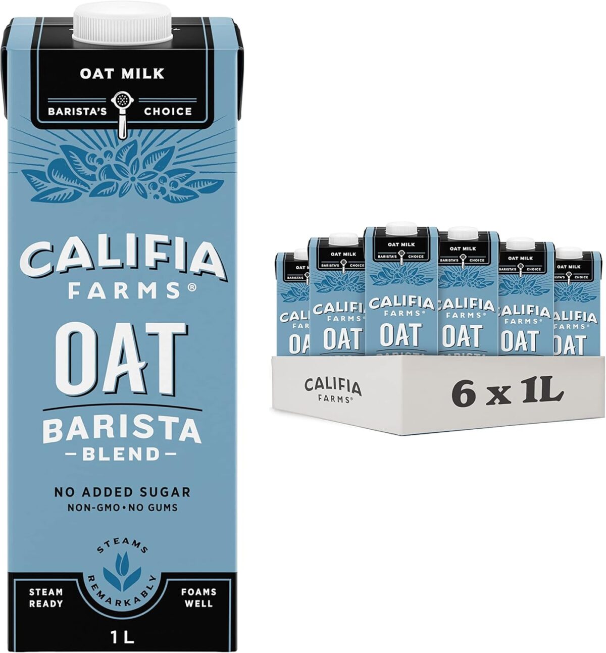 Califia Farms Oat Milk Barista Blend 1L x 12 [x2]