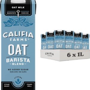 Califia Farms Oat Milk Barista Blend 1L x 12 [x2]