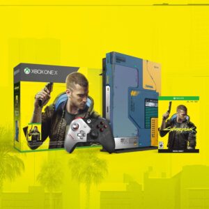 815F9gQrp5L._AC_SL1500_ Microsoft Xbox One X Cyberpunk 2077 Limited Edition 1TB Console + 9 Games Bundle – All Brand New