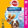 PEDIGREE DentaStix Medium Daily Dental Dog Treats 56 Pack [x3]