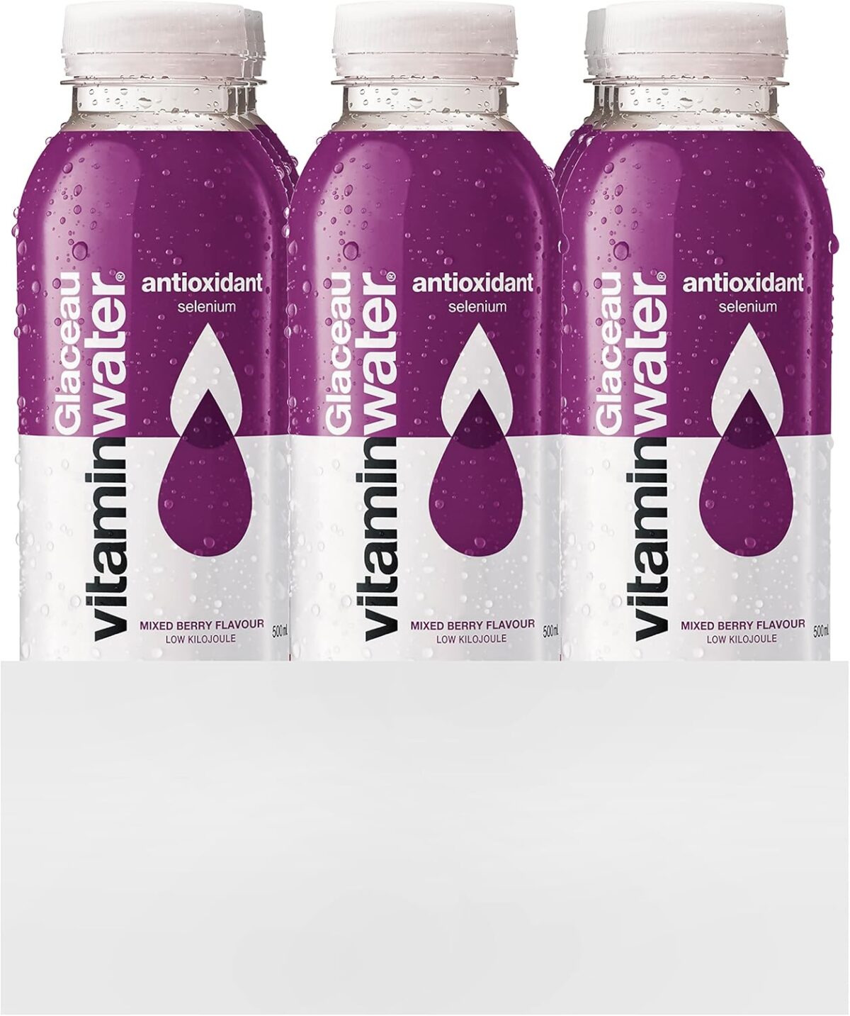 Glaceau Vitaminwater Antioxidant Multipack 12 x 500mL Bottles [x2]