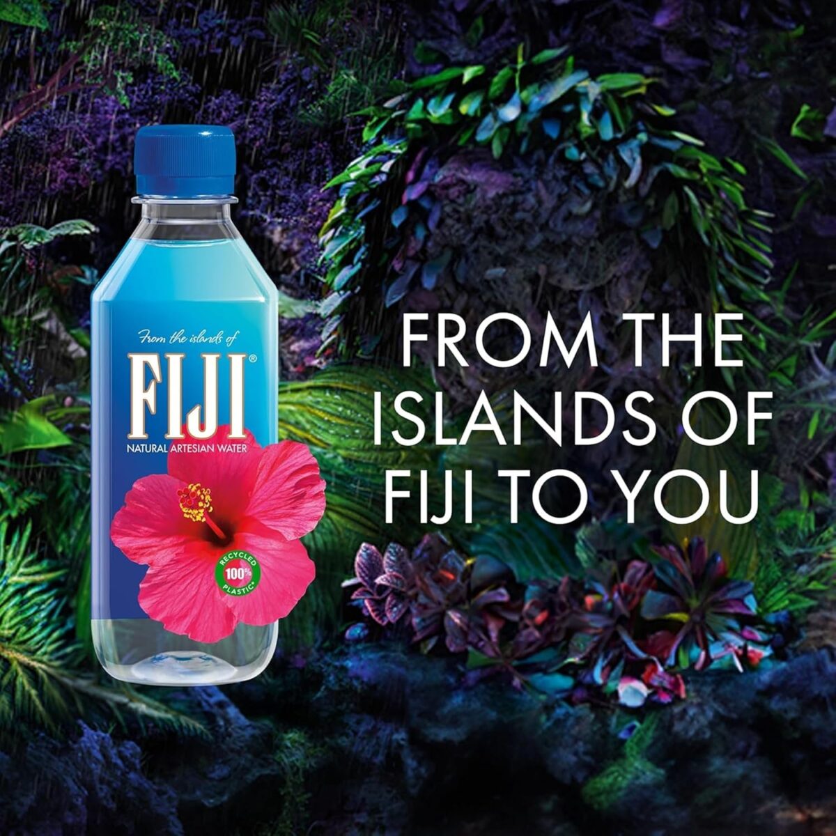 FIJI Natural Artesian Bottled Water 24 x 500ml [x2]