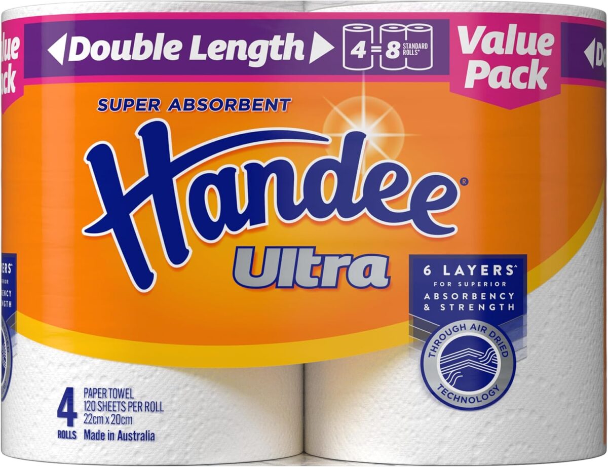 Handee Double Length Paper Towel (Pack of 2) [x3]