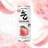 GENKI FOREST White Peach Sparkling Water Beverage, Zero Sugar Drinks, 330ml x 24 CANS [x2]