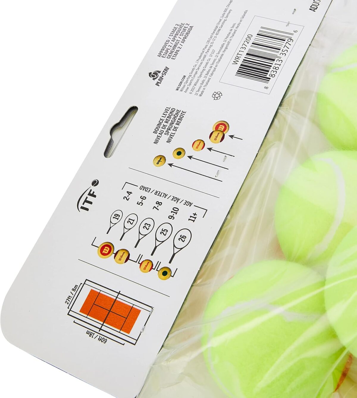 Wilson Starter Tennis Balls Yellow/Orange 24 Balls