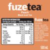 Fuze Peach Black Iced Tea 12 x 500mL [x2]