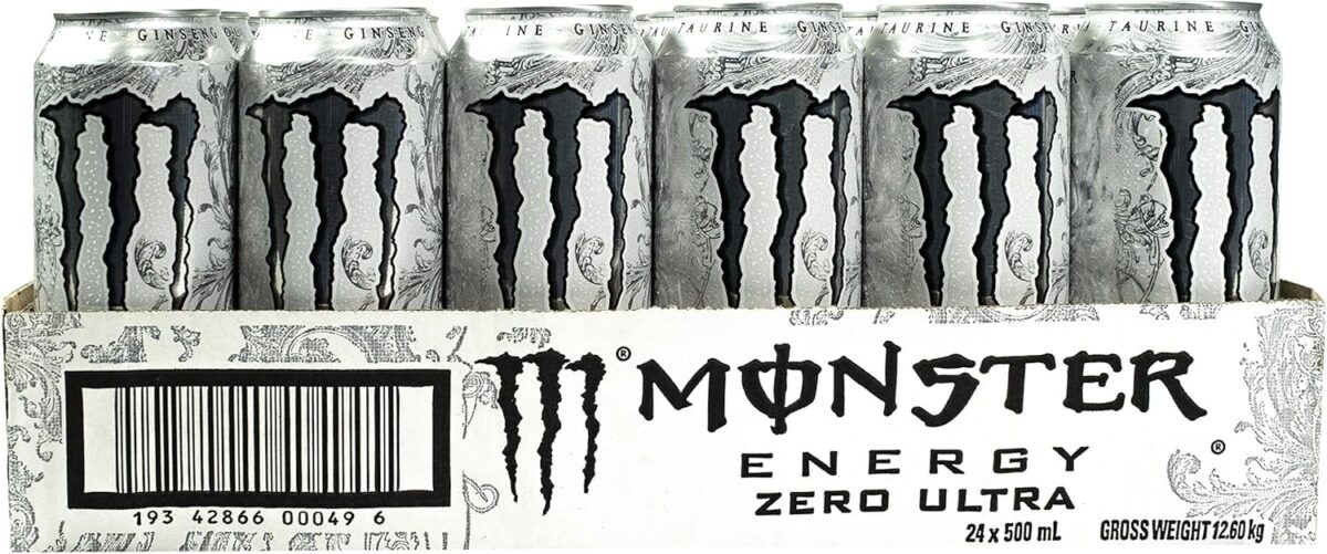 Monster Energy Zero Ultra 24 x 500ml [x2]