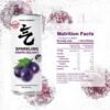GENKI FOREST Grape Delight Sparkling Water Beverage, Zero Sugar Drinks, 330ml x 24 CANS [x2]