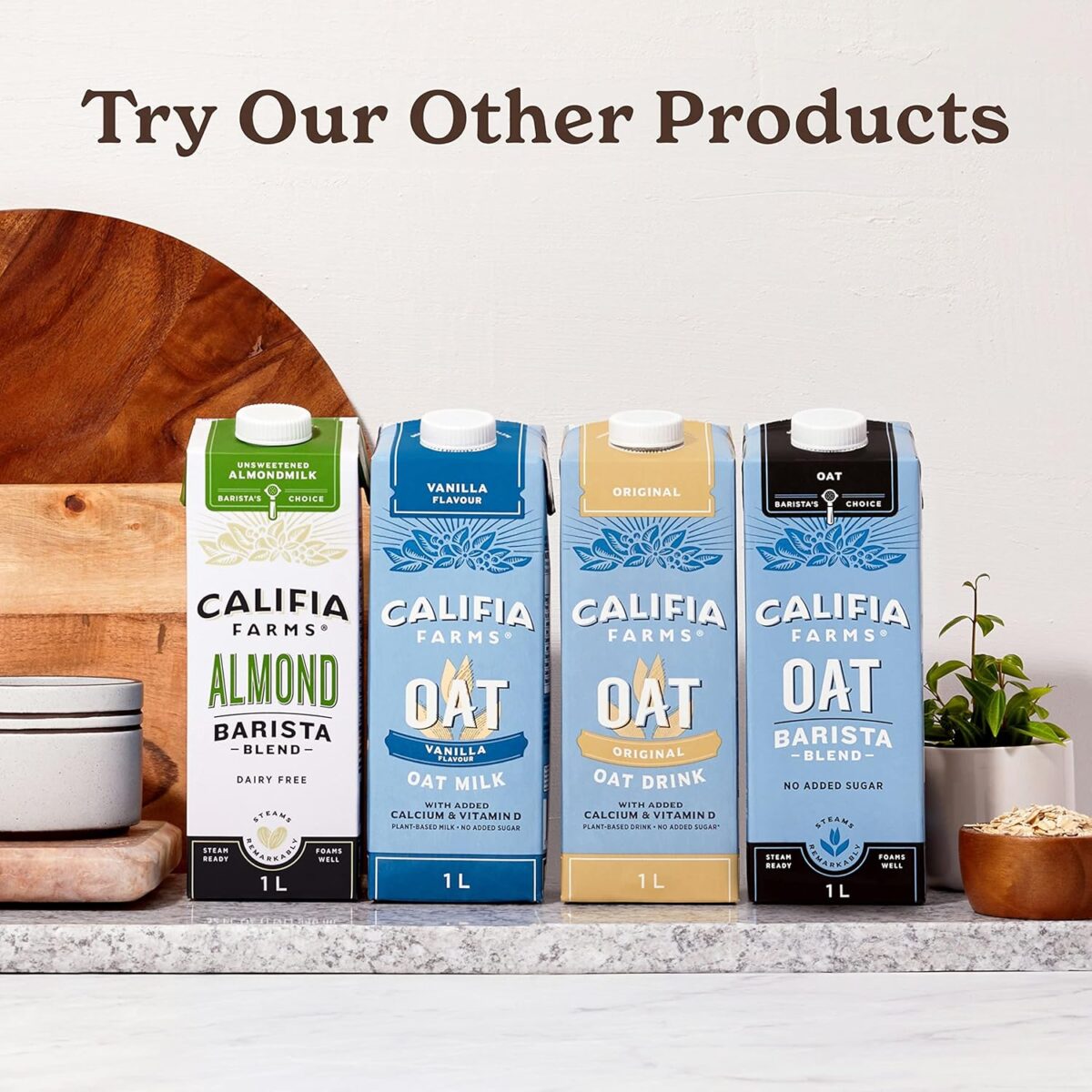 Califia Farms Oat Milk Barista Blend 1L x 12 [x2]