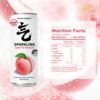 GENKI FOREST White Peach Sparkling Water Beverage, Zero Sugar Drinks, 330ml x 24 CANS [x2]