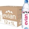 Evian Natural Mineral Water 12 x 1L [x2]
