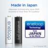 Panasonic Eneloop AA Pre-Charged Rechargeable Batteries, 4 Pack [x4]