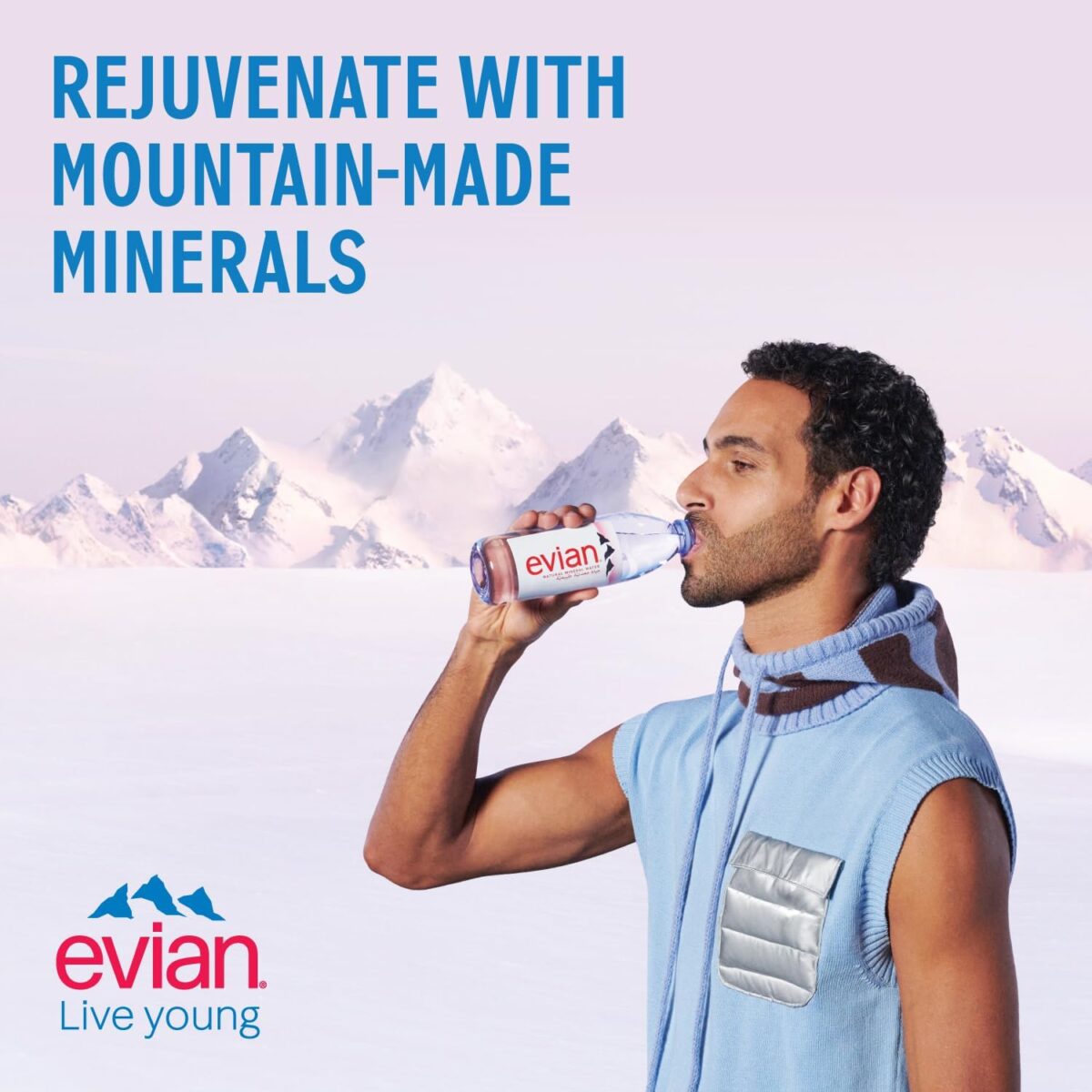 Evian Natural Mineral Water 12 x 750ml [x2]