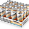 OPTIMUM NUTRITION Amino Energy + Electrolytes Sparkling Hydration Drink, Mango Pinelime, 12 Pack [x2]