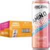 OPTIMUM NUTRITION Amino Energy + Electrolytes Sparkling Hydration Drink, Mango Pinelime, 12 Pack [x2]