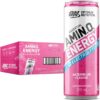 OPTIMUM NUTRITION Amino Energy + Electrolytes Sparkling Hydration Drink, Mango Pinelime, 12 Pack [x2]