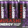 Musashi Energy Purple Grape Energy Drink 12 x 500ml [x2]