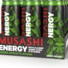 Musashi Energy Purple Grape Energy Drink 12 x 500ml [x2]