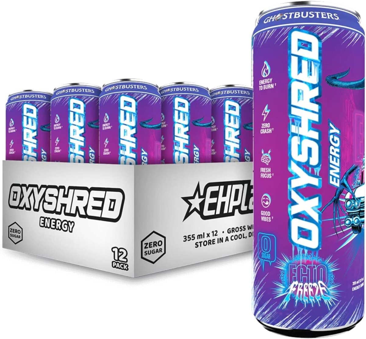 EHP Labs OxyShred Healthy Energy Drink Cali Cola 12 Pack [x2]
