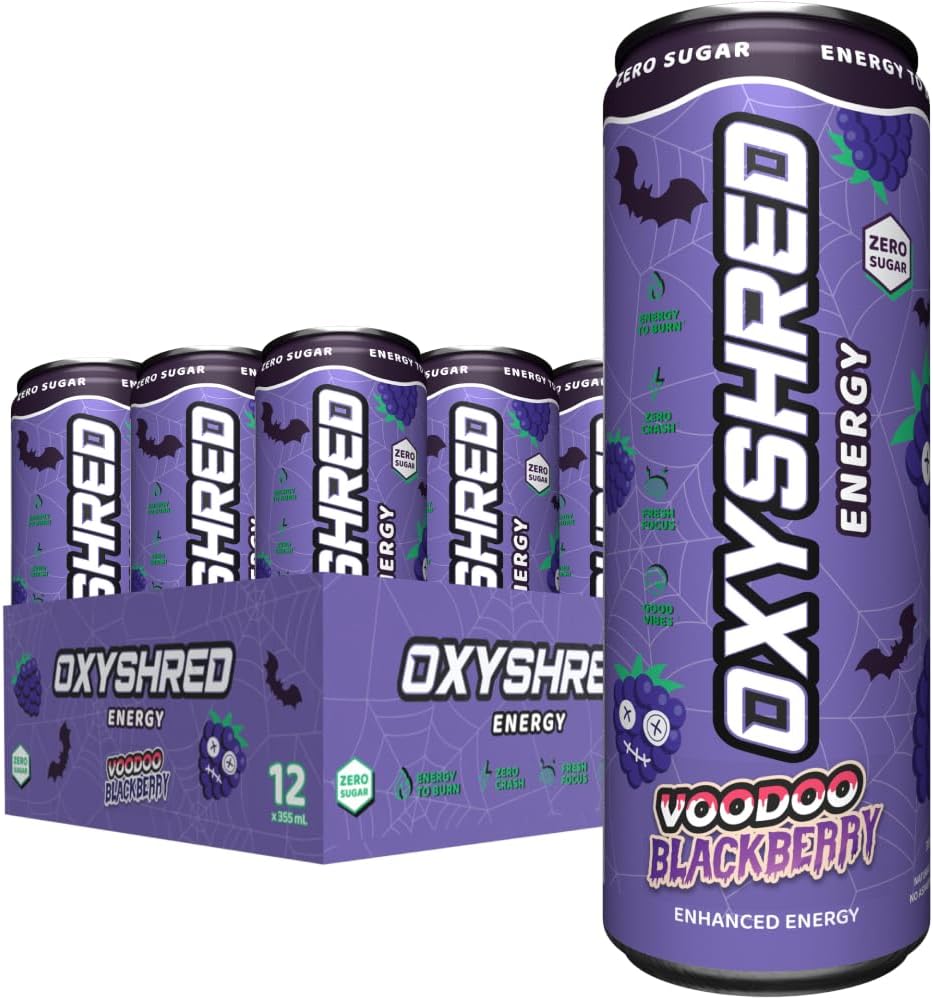 EHP Labs OxyShred Healthy Energy Drink Cali Cola 12 Pack [x2]