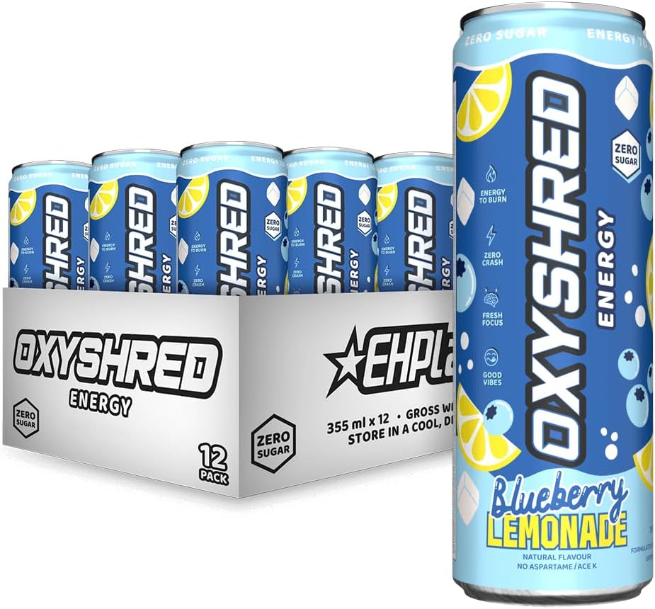 EHP Labs OxyShred Healthy Energy Drink Cali Cola 12 Pack [x2]