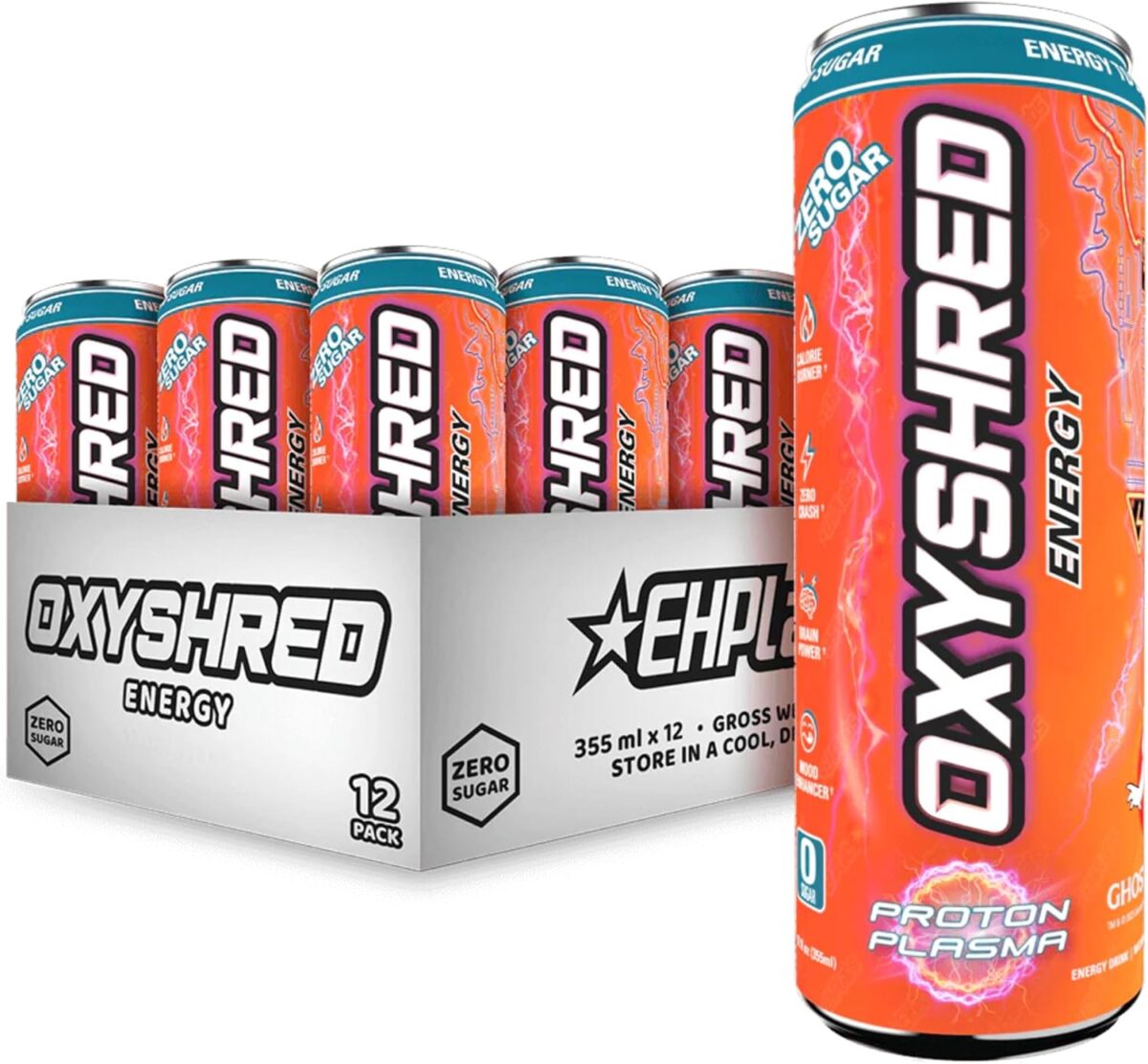 EHP Labs OxyShred Healthy Energy Drink Cali Cola 12 Pack [x2]