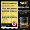 Resveratrol 1000mg Supplement, 120 Vegan Capsules [x2]