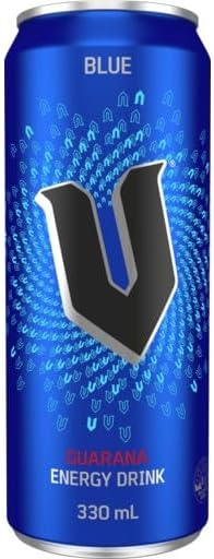 V Blue Guarana Energy Drink 24 x 330ml