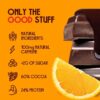 Peak Energy Caffeinated Dark Chocolate Orange Crunch Energy Bars [x3]